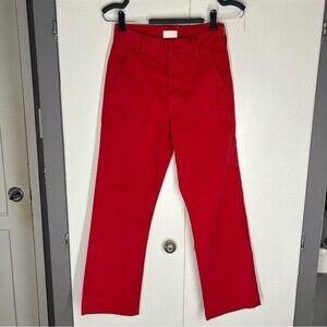 Mother Red The Tomcat Prep Killing Time Straight leg pants Size 24